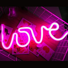 Load image into Gallery viewer, 3D Love Shaped Neon Lamp