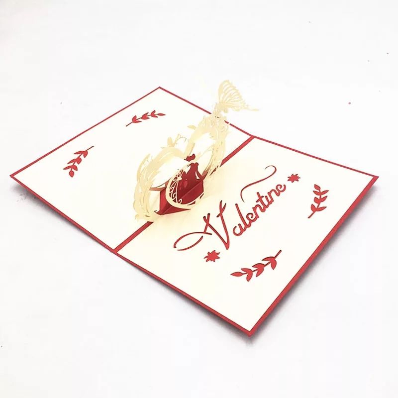 3D Valentines Pop Up Cards (Greeting Card)