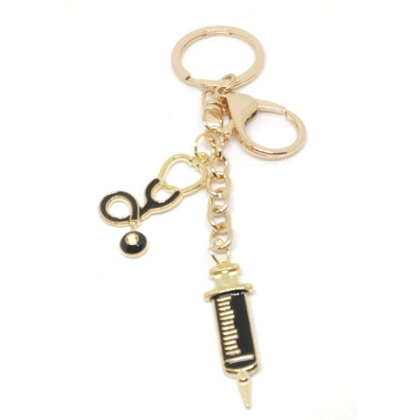 Doctor Essentials Metallic Keychain