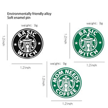 Load image into Gallery viewer, Starbucks Inspired Lapel Pin Badge (1pc)