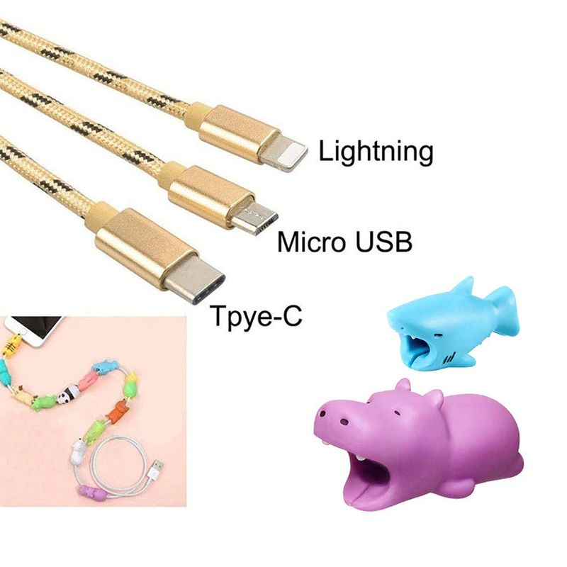 Bite Cable Protector - Animal Shaped