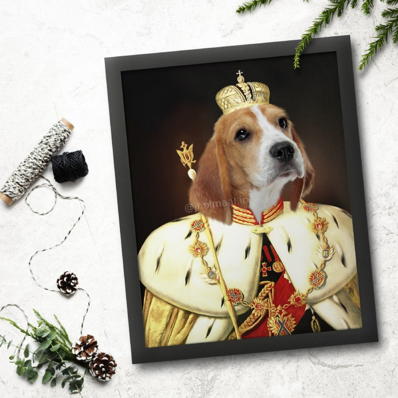 Customized Royal Renaissance Pet Art -Framed (No COD)
