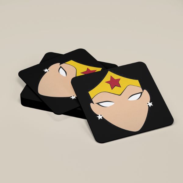 Wonderwoman Coasters (Set Of 4)
