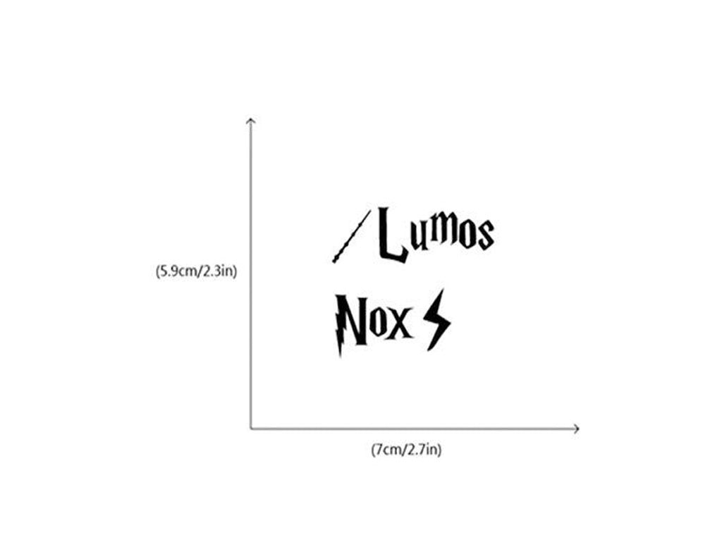 Lumos Nox Stickers (Vinyl Decal)The Jholmaal Store