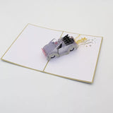 3D Wedding Car Popup Card (Greeting card)