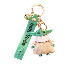 Load image into Gallery viewer, 3D Baby Yoda Keychain