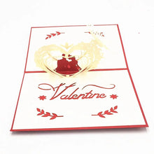 Load image into Gallery viewer, 3D Valentines Pop Up Cards (Greeting Card)