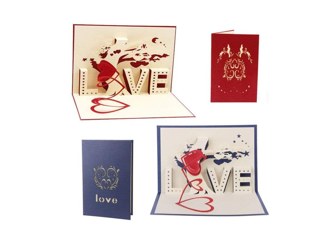 3D LOVE Sign Pop Up Card (Greeting Card)The Jholmaal Store