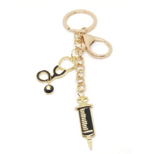 Load image into Gallery viewer, Doctor Essentials Metallic Keychain