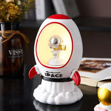 Load image into Gallery viewer, 3D Space Rocket Astronaut Lamp