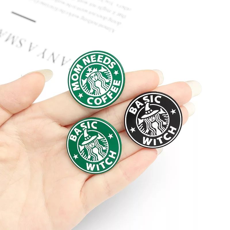 Starbucks Inspired Lapel Pin Badge (1pc)