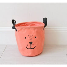 Load image into Gallery viewer, Red Dog Print Folding Storage Bucket