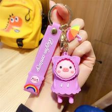 Load image into Gallery viewer, Winter Piggy Keychain (1pc)