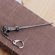 Load image into Gallery viewer, Wizard Wand Keychain (Metal, 1pc)