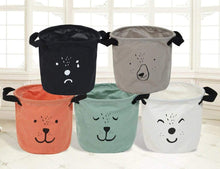 Load image into Gallery viewer, Red Dog Print Folding Storage BucketThe Jholmaal Store