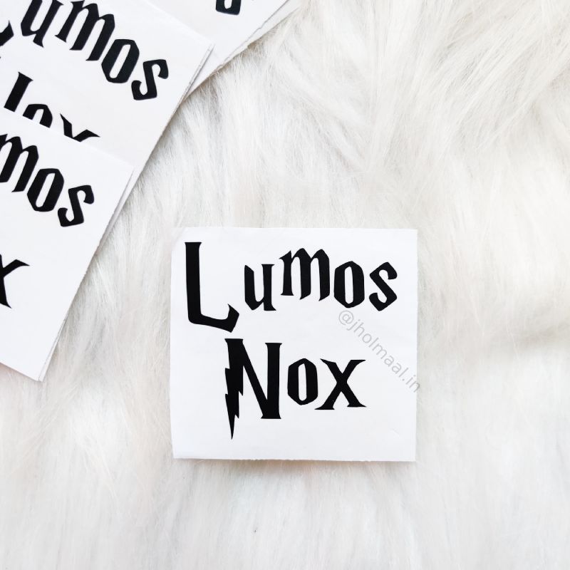 Lumos Nox Stickers (Vinyl Decal)