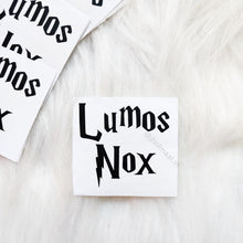 Load image into Gallery viewer, Lumos Nox Stickers (Vinyl Decal)