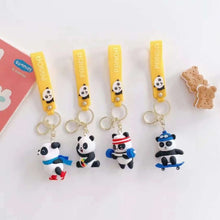 Load image into Gallery viewer, Sporty Pandas Keychain (1pc)