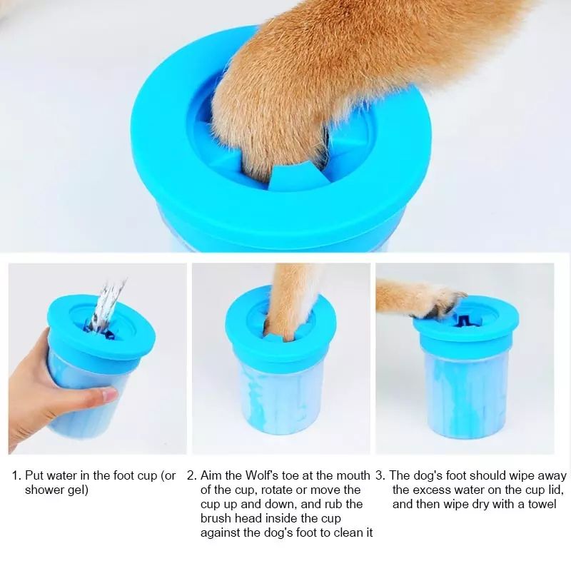 Muddy Paw Cleaner Footwasher Cup For Pets