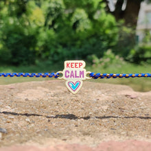 Load image into Gallery viewer, Keep Calm Modern Rakhi (Gold Color Base)
