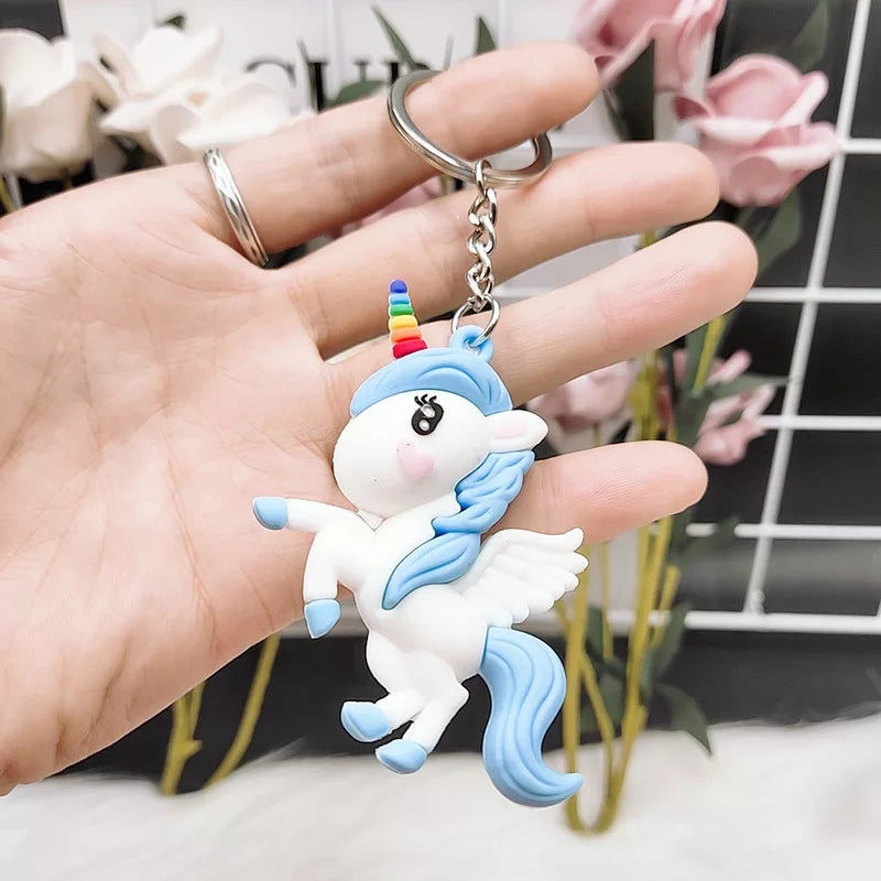 3D Unicorn Wings Keychain
