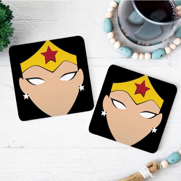 Wonderwoman Coasters (Set Of 4)