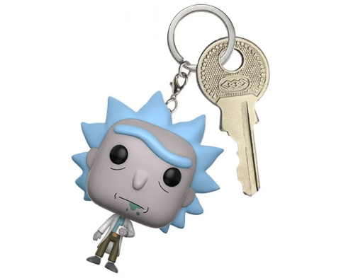 Rick & Morty Pop KeychainThe Jholmaal Store